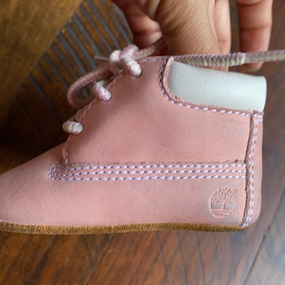 TIMBERLAND CRIB BOOTIE PINNK SIZE 1 - Picture 5 of 13